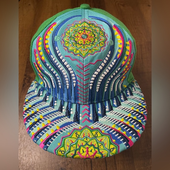 Grassroots California 420 Hat - Green Embroidered Michael Garfield 7 1/4 - Picture 1 of 14